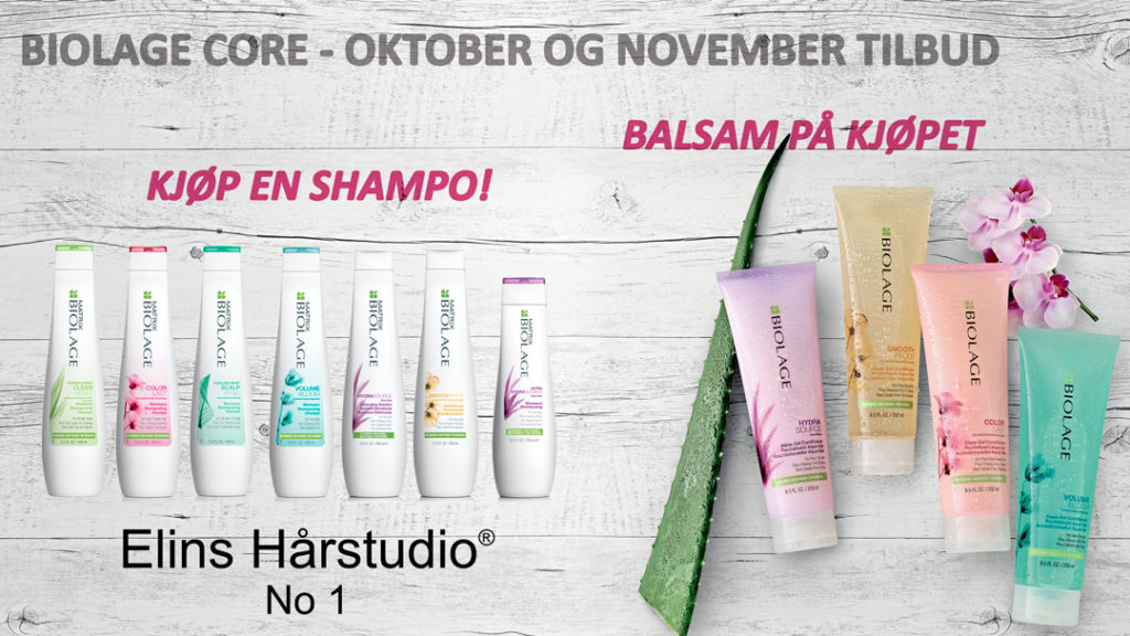 BIOLAGE CORE - OKTOBER OG NOVEMBER TILBUD